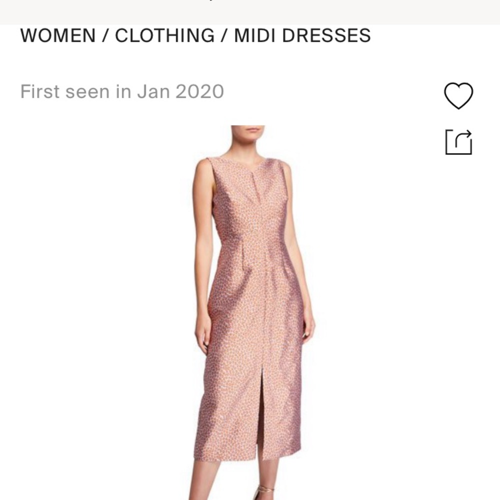 EUC KATE SPADE Leopard Jacquard Cocktail Dress